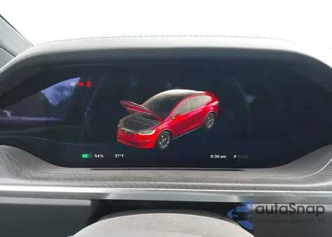 2025 Tesla Model X Plaid из США, поврежденный, VIN 7SAXCBE61SF470043